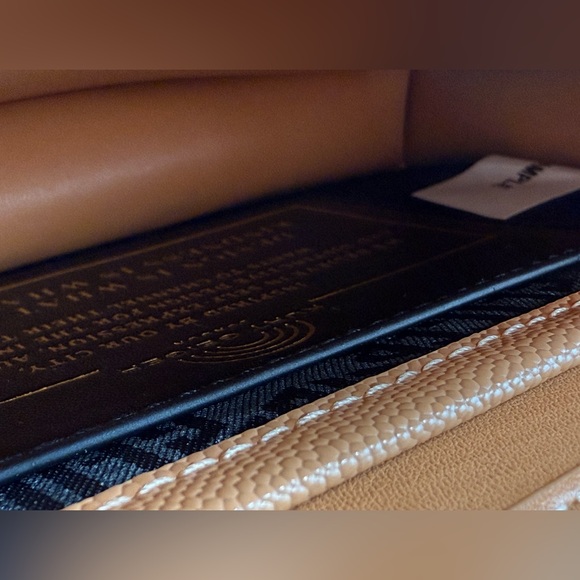 🆕 KURT GEIGER LONDON 🧿 NWOT Shoreditch Small Leather Crossbody Bag, Bone Beige - Picture 15 of 16